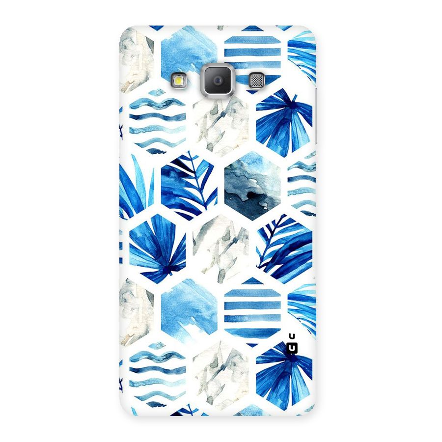 Beach Vibes Pentagon Design Back Case for Galaxy A7