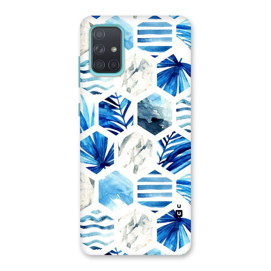 Beach Vibes Pentagon Design Back Case for Galaxy A71