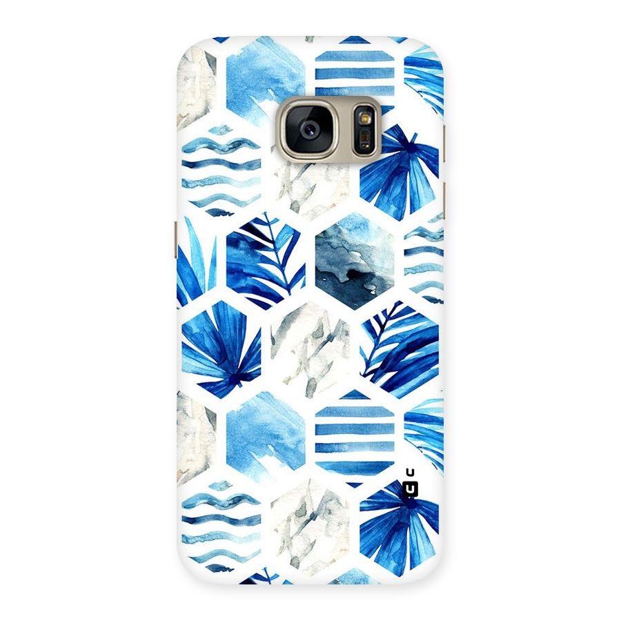 Beach Vibes Pentagon Design Back Case for Galaxy S7