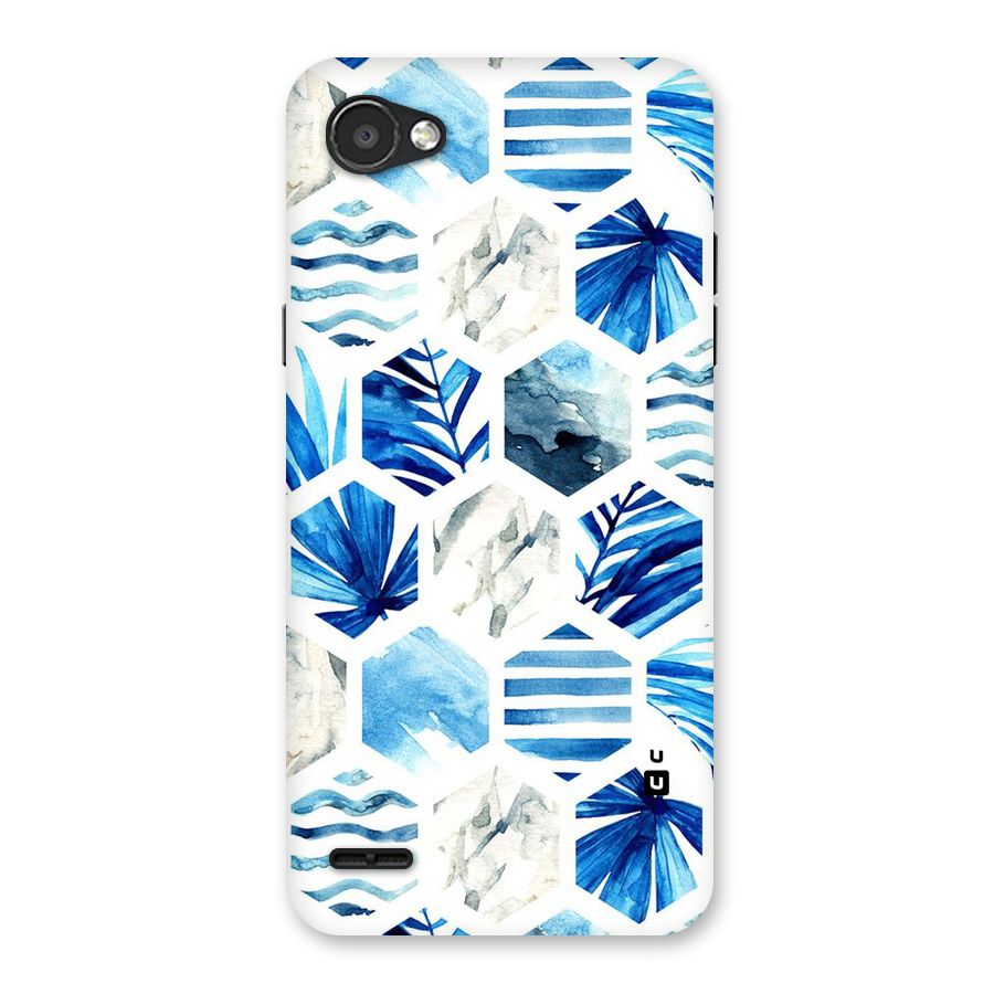 Beach Vibes Pentagon Design Back Case for LG Q6