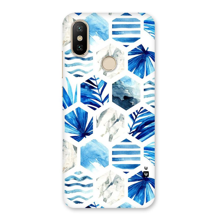Beach Vibes Pentagon Design Back Case for Mi A2