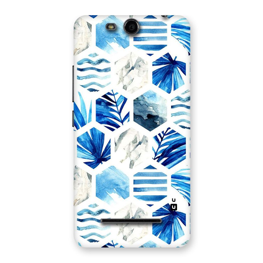 Beach Vibes Pentagon Design Back Case for Micromax Canvas Juice 3 Q392