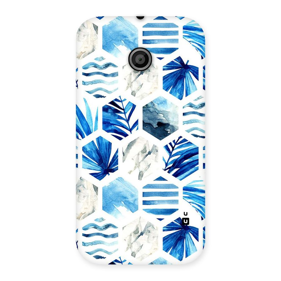 Beach Vibes Pentagon Design Back Case for Moto E