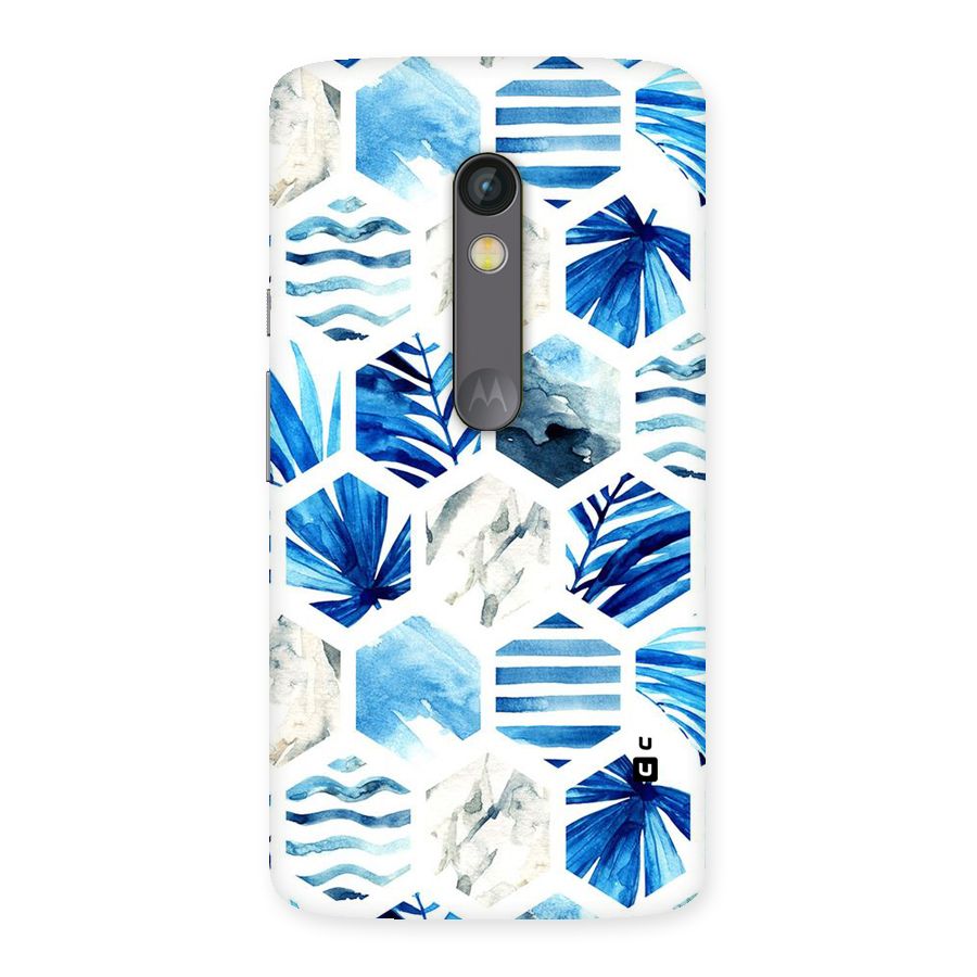 Beach Vibes Pentagon Design Back Case for Moto X Play