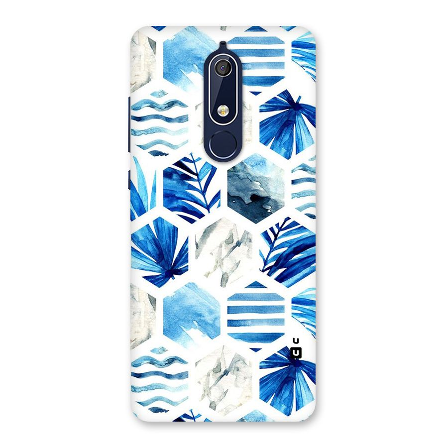 Beach Vibes Pentagon Design Back Case for Nokia 5.1
