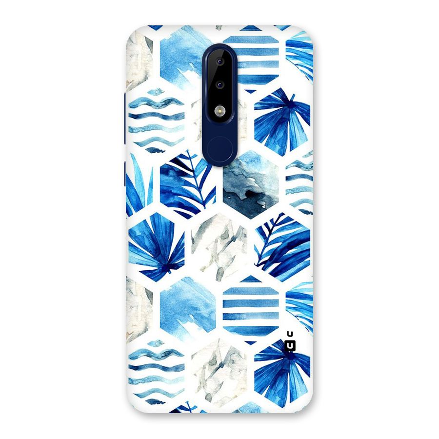 Beach Vibes Pentagon Design Back Case for Nokia 5.1 Plus