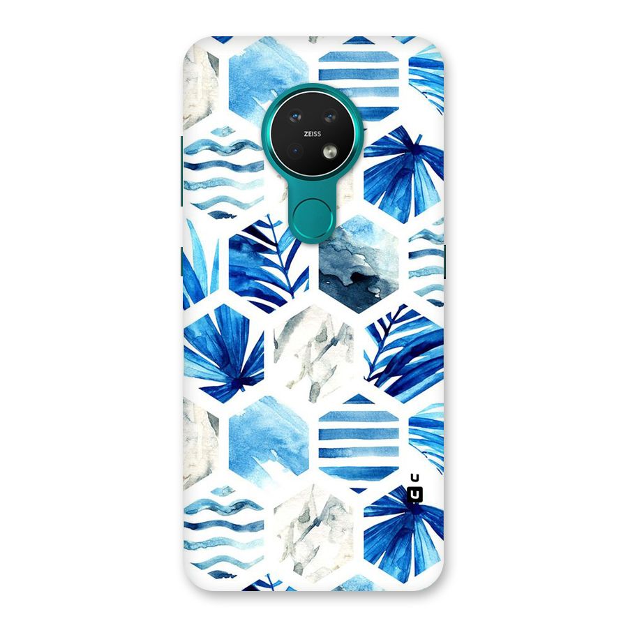 Beach Vibes Pentagon Design Back Case for Nokia 7.2