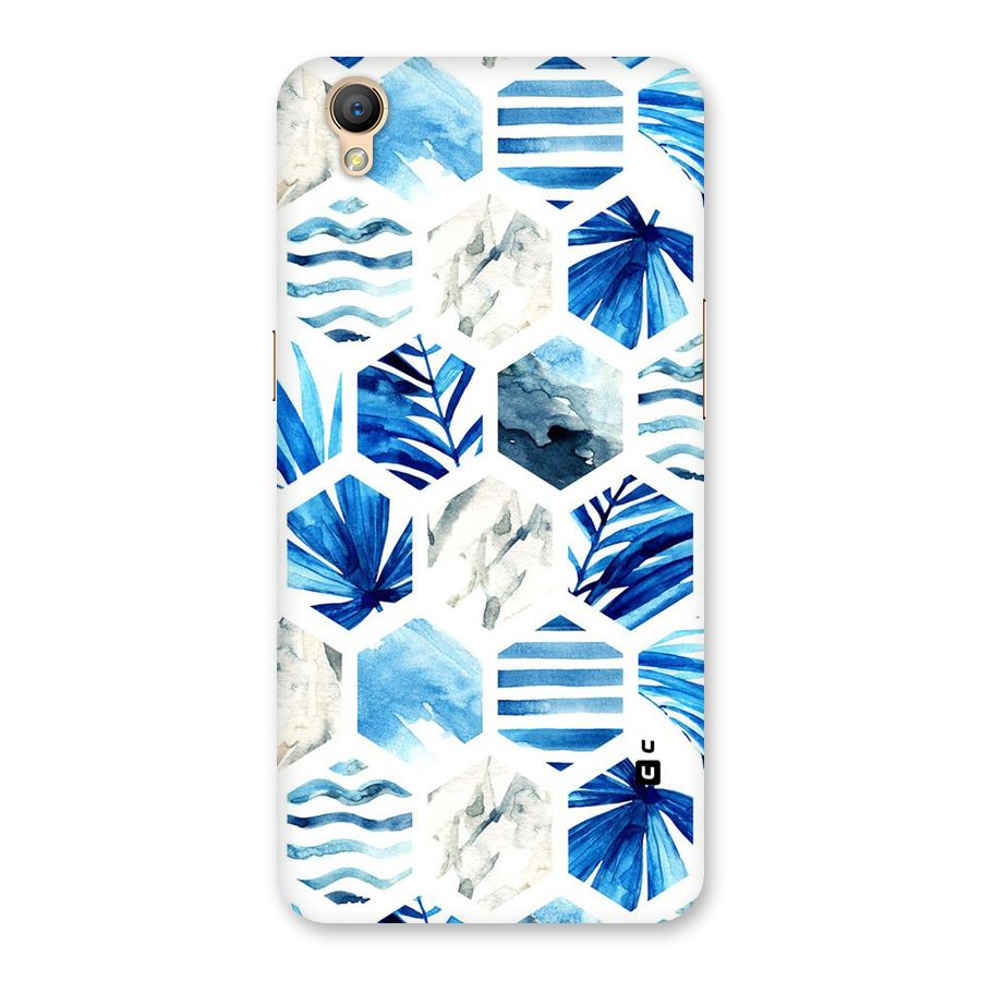 Beach Vibes Pentagon Design Back Case for Oppo A37