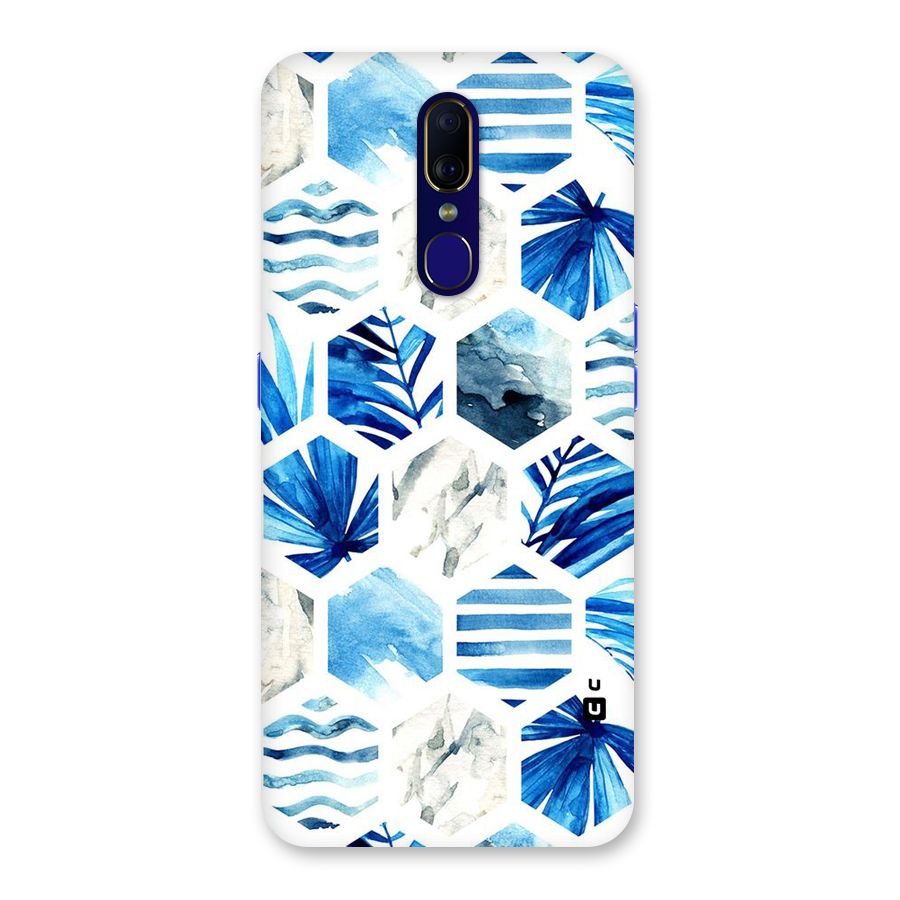 Beach Vibes Pentagon Design Back Case for Oppo F11
