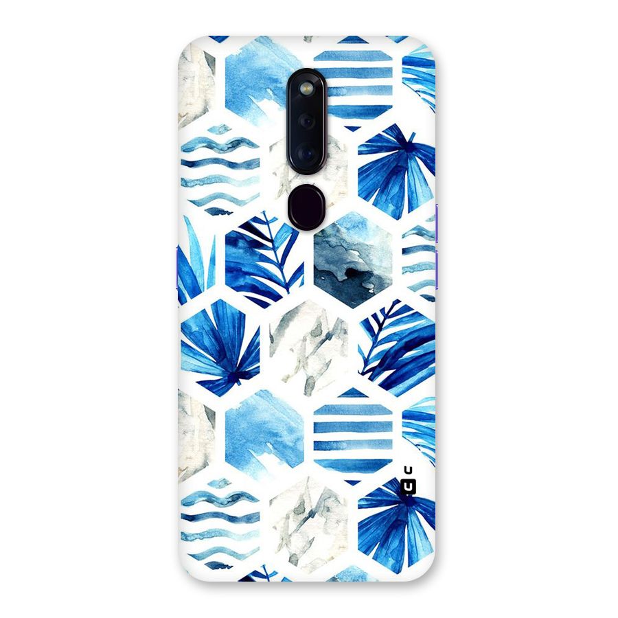 Beach Vibes Pentagon Design Back Case for Oppo F11 Pro