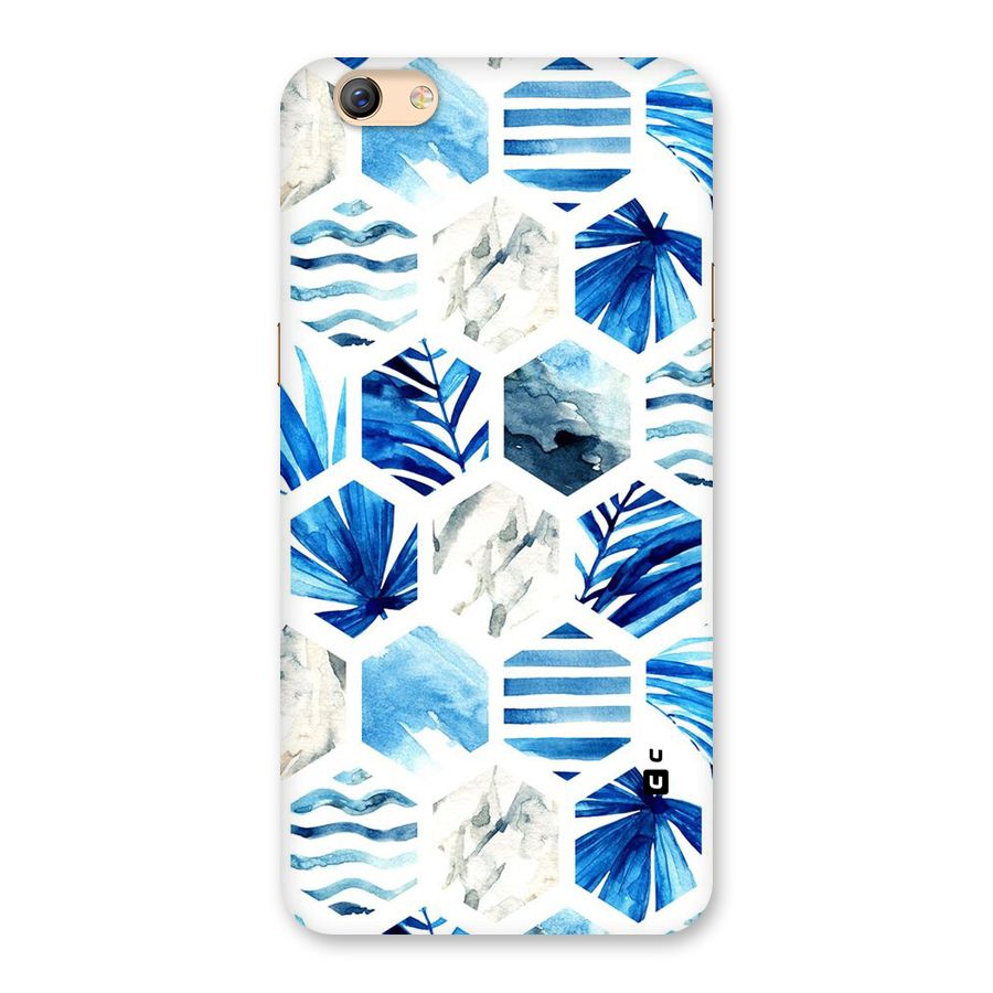 Beach Vibes Pentagon Design Back Case for Oppo F3 Plus
