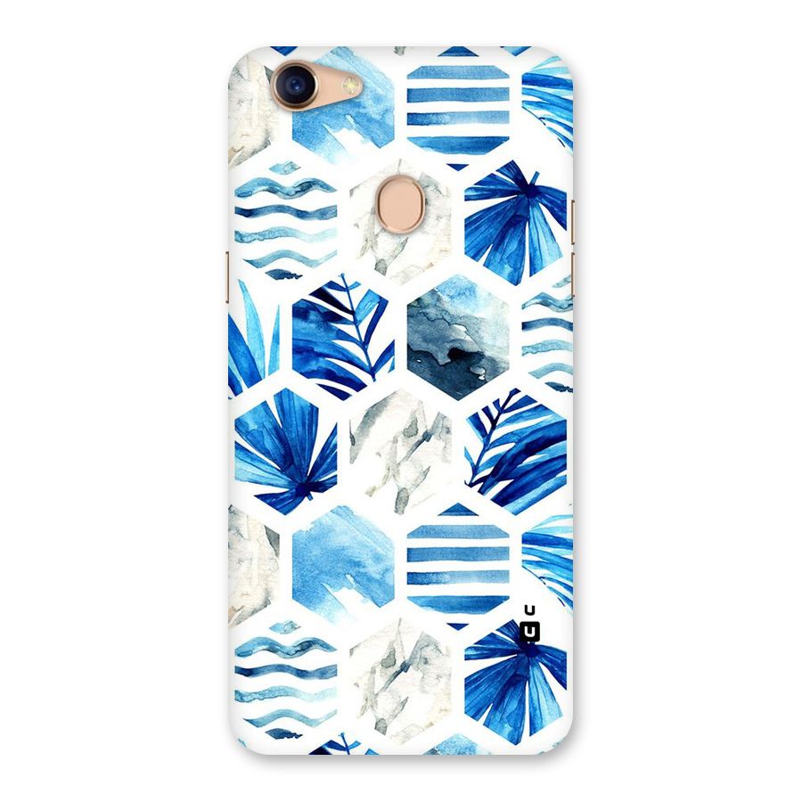Beach Vibes Pentagon Design Back Case for Oppo F5