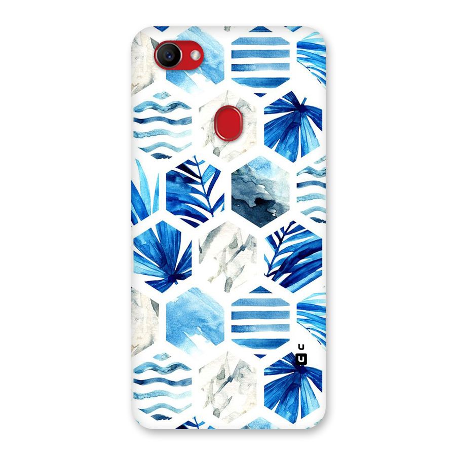 Beach Vibes Pentagon Design Back Case for Oppo F7