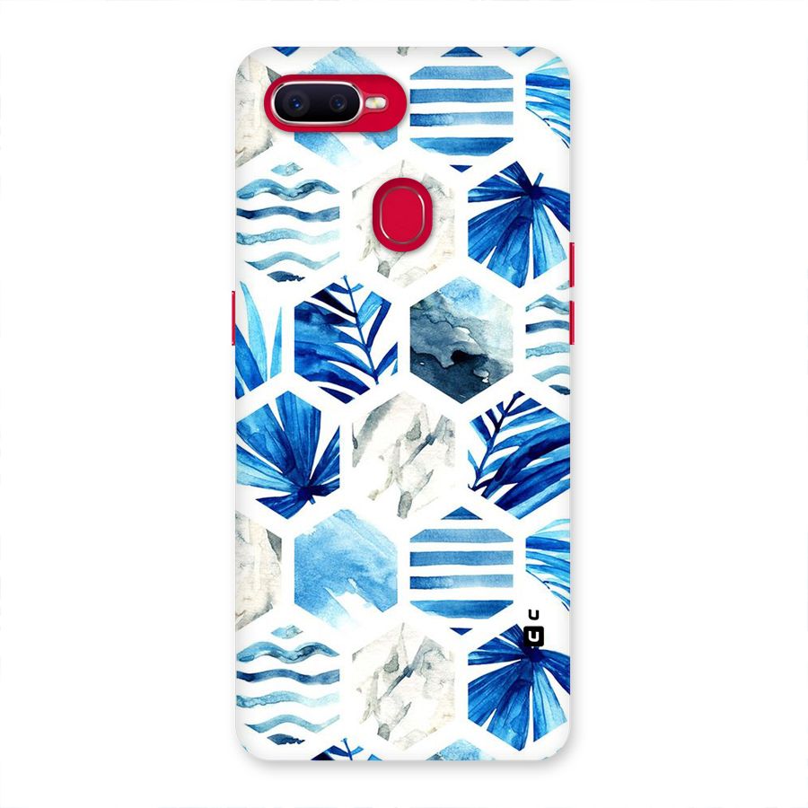 Beach Vibes Pentagon Design Back Case for Oppo F9 Pro