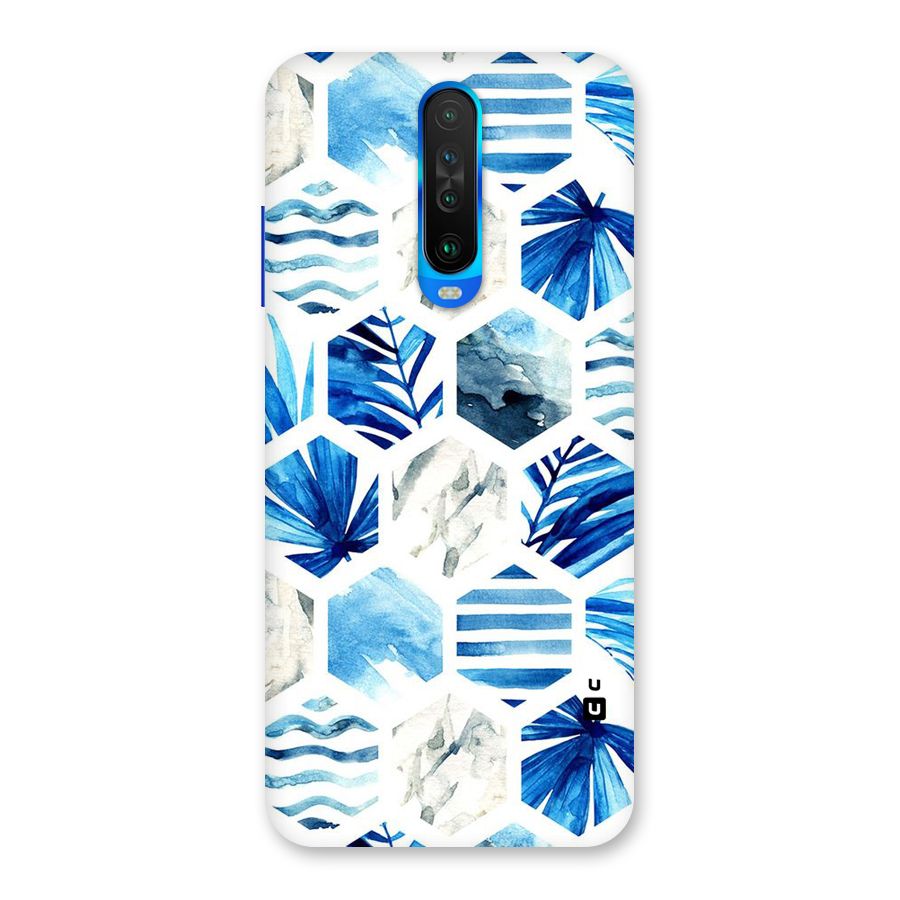 Beach Vibes Pentagon Design Back Case for Poco X2