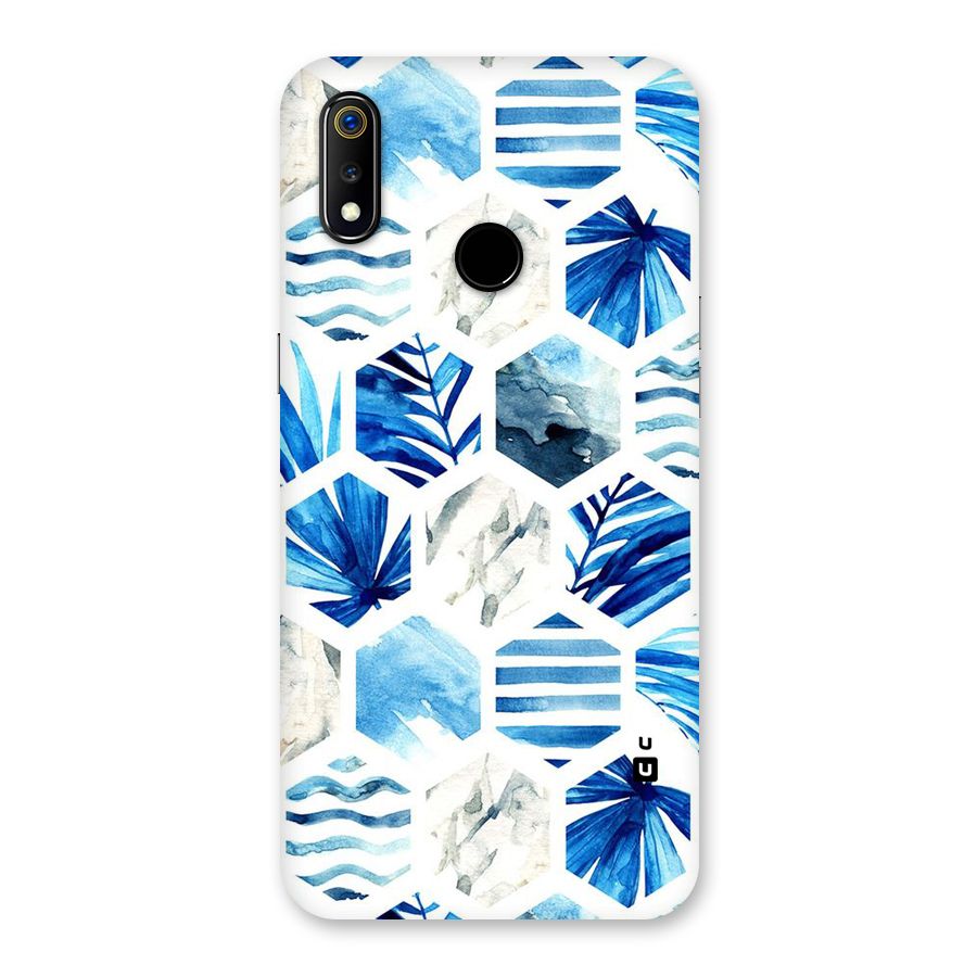Beach Vibes Pentagon Design Back Case for Realme 3