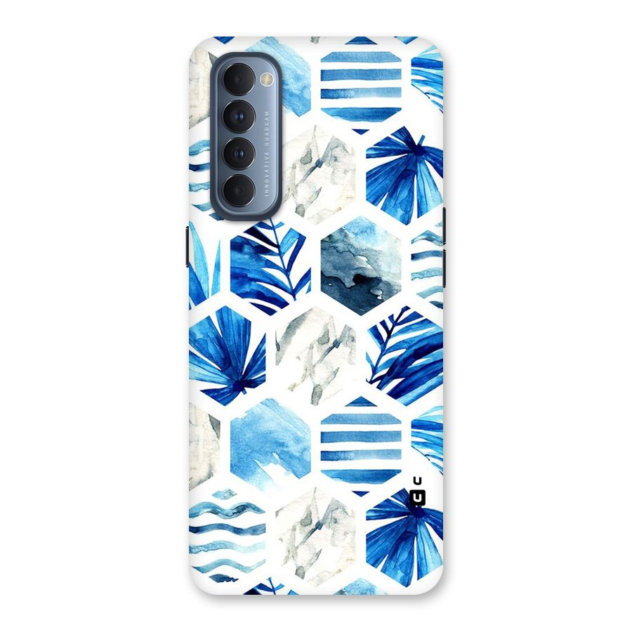 Beach Vibes Pentagon Design Back Case for Reno4 Pro