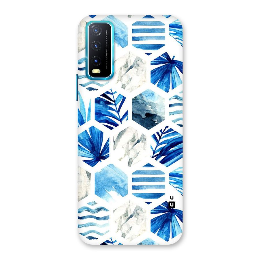 Beach Vibes Pentagon Design Back Case for Vivo Y20A