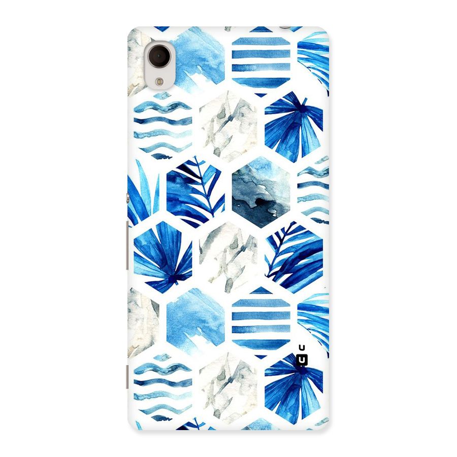Beach Vibes Pentagon Design Back Case for Xperia M4 Aqua