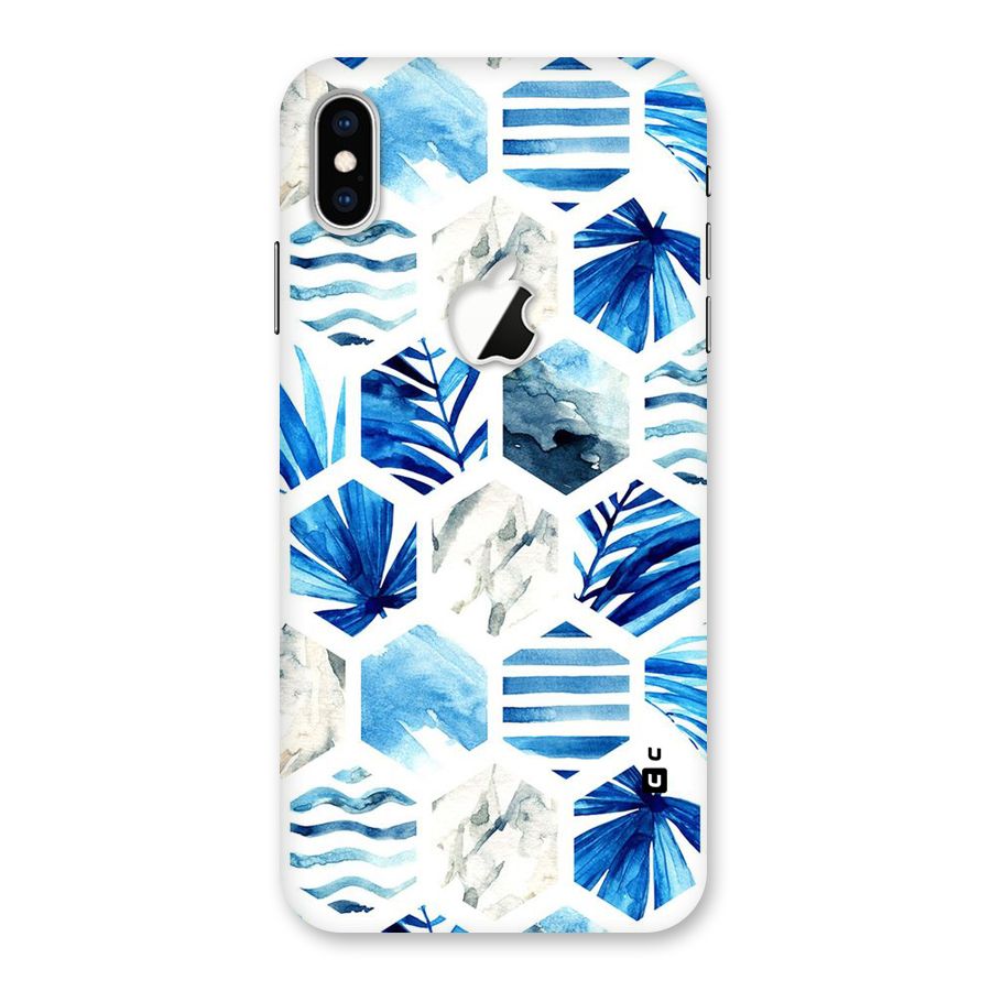 Beach Vibes Pentagon Design Back Case for iPhone XS Max Apple Cut