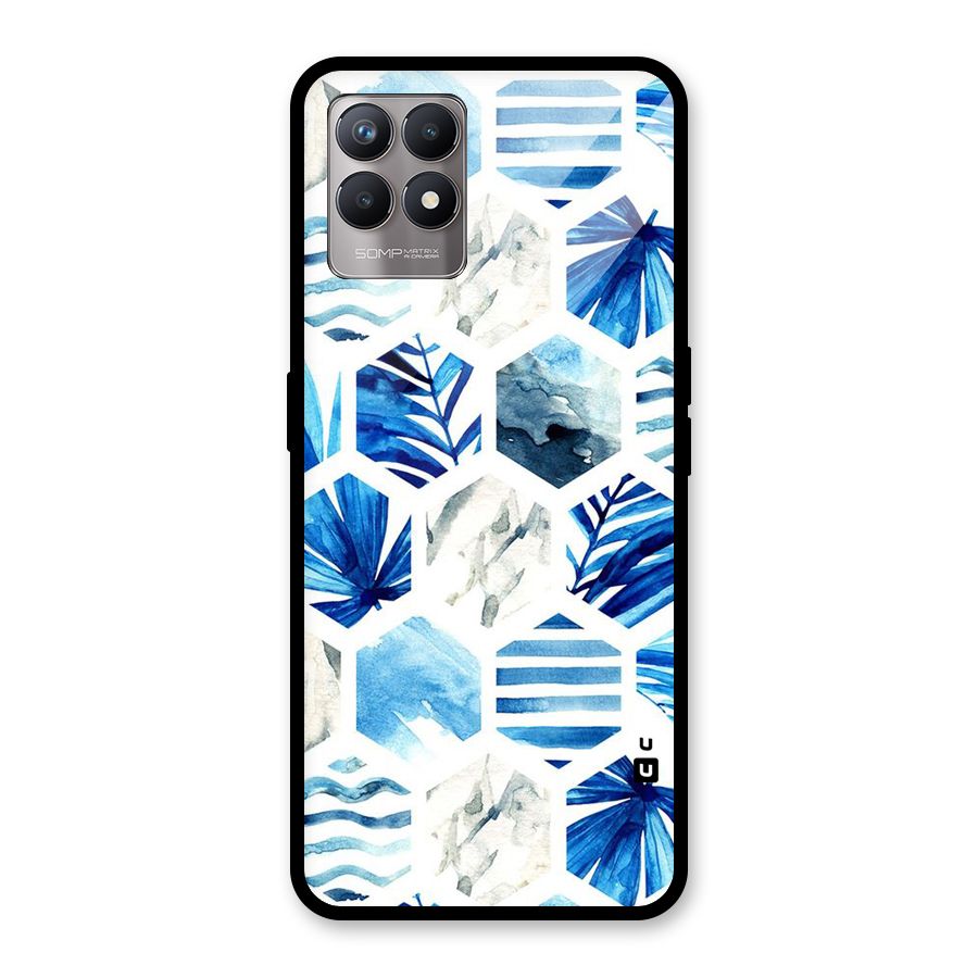 Beach Vibes Pentagon Design Glass Back Case for Realme Narzo 50