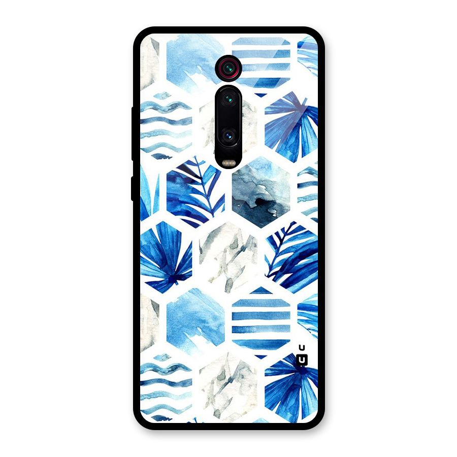 Beach Vibes Pentagon Design Glass Back Case for Redmi K20 Pro