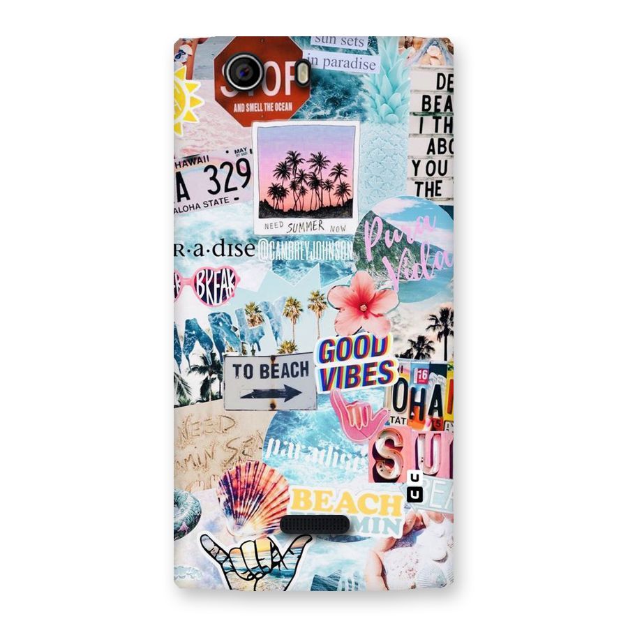 Beaching Life Back Case for Canvas Nitro 2 E311