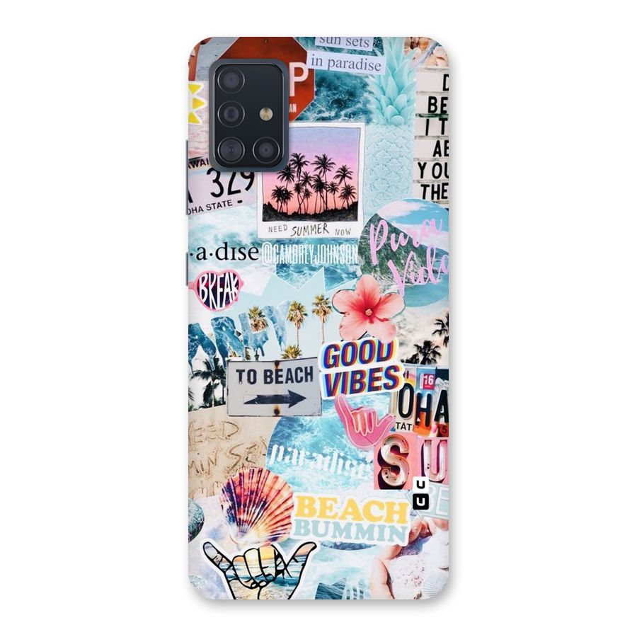 Beaching Life Back Case for Galaxy A51