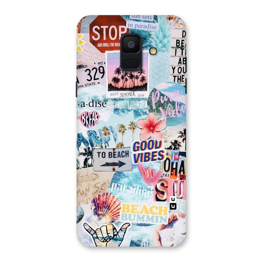 Beaching Life Back Case for Galaxy A6 (2018)