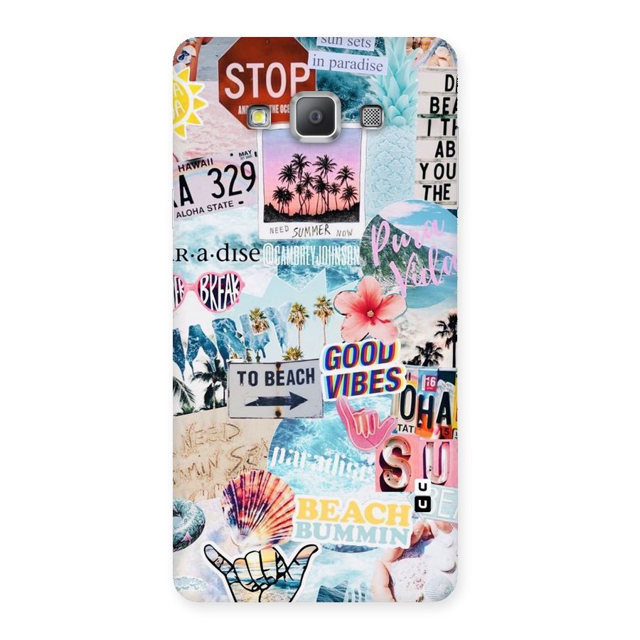 Beaching Life Back Case for Galaxy A7
