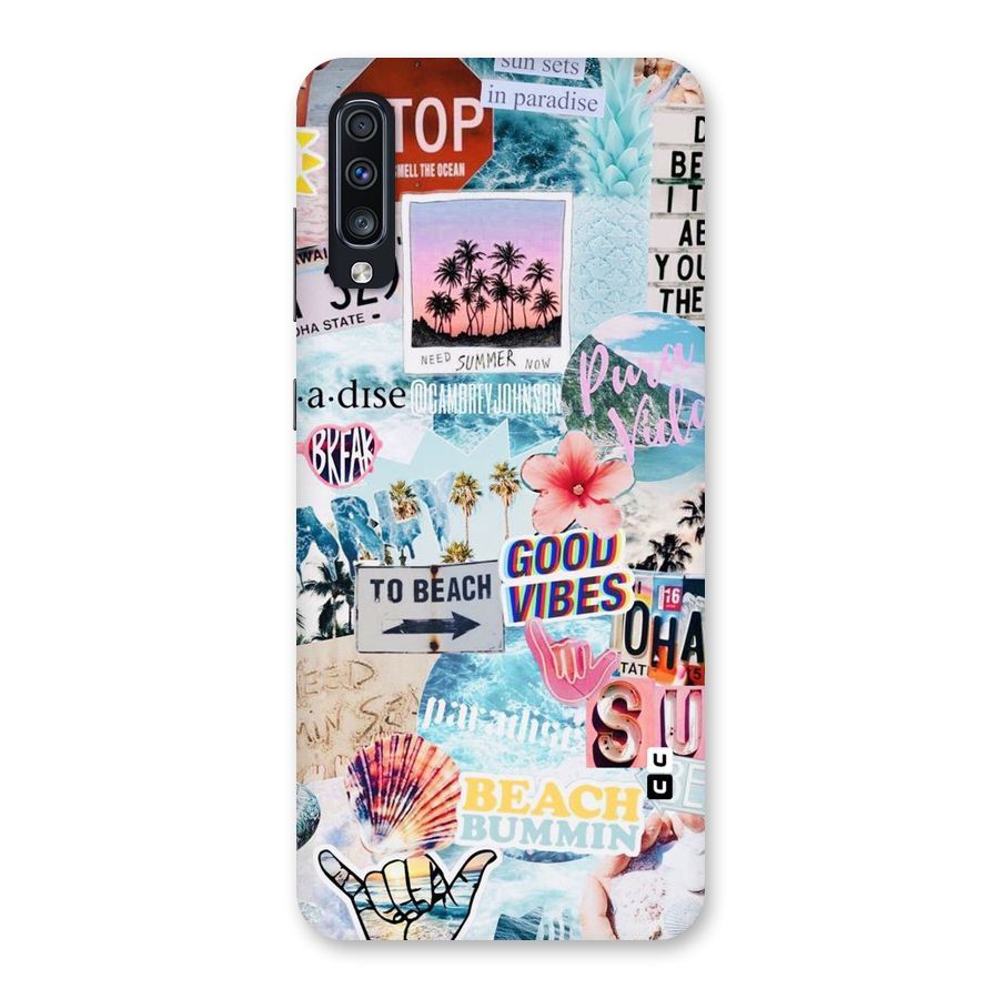 Beaching Life Back Case for Galaxy A70