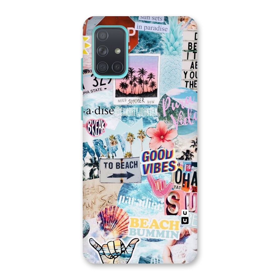 Beaching Life Back Case for Galaxy A71