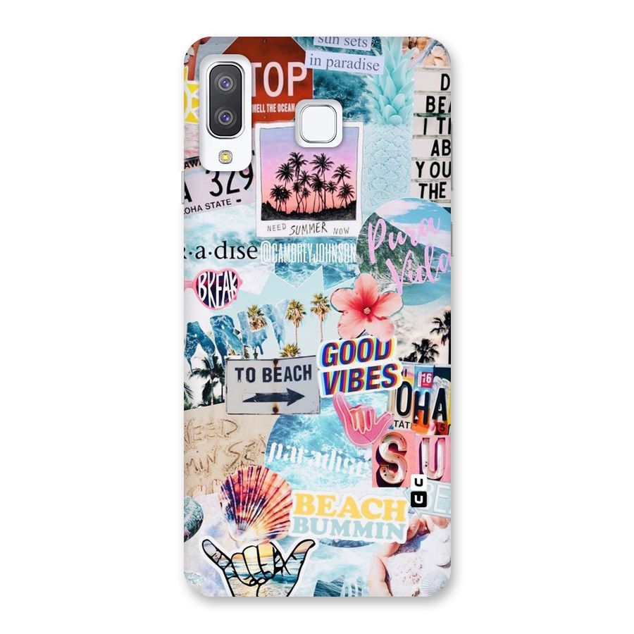 Beaching Life Back Case for Galaxy A8 Star