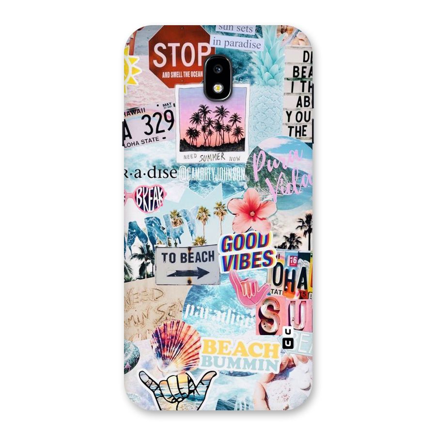 Beaching Life Back Case for Galaxy J7 Pro