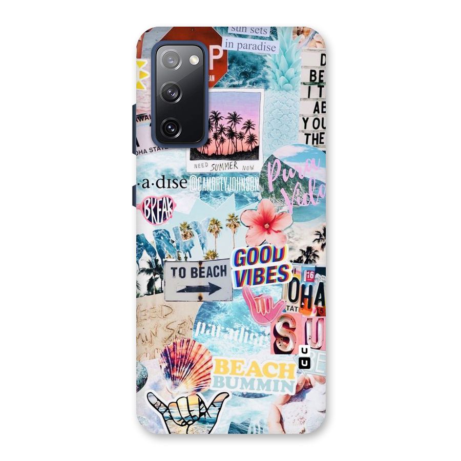 Beaching Life Back Case for Galaxy S20 FE