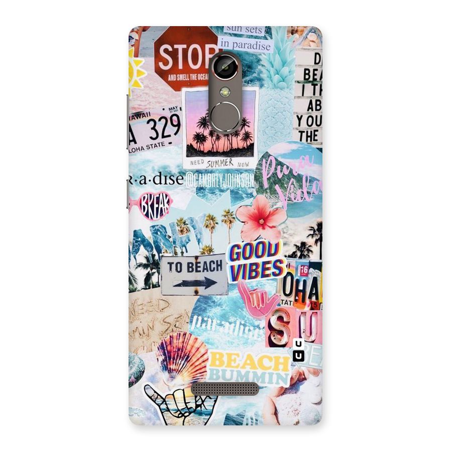 Beaching Life Back Case for Gionee S6s