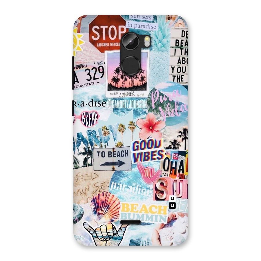 Beaching Life Back Case for Gionee X1