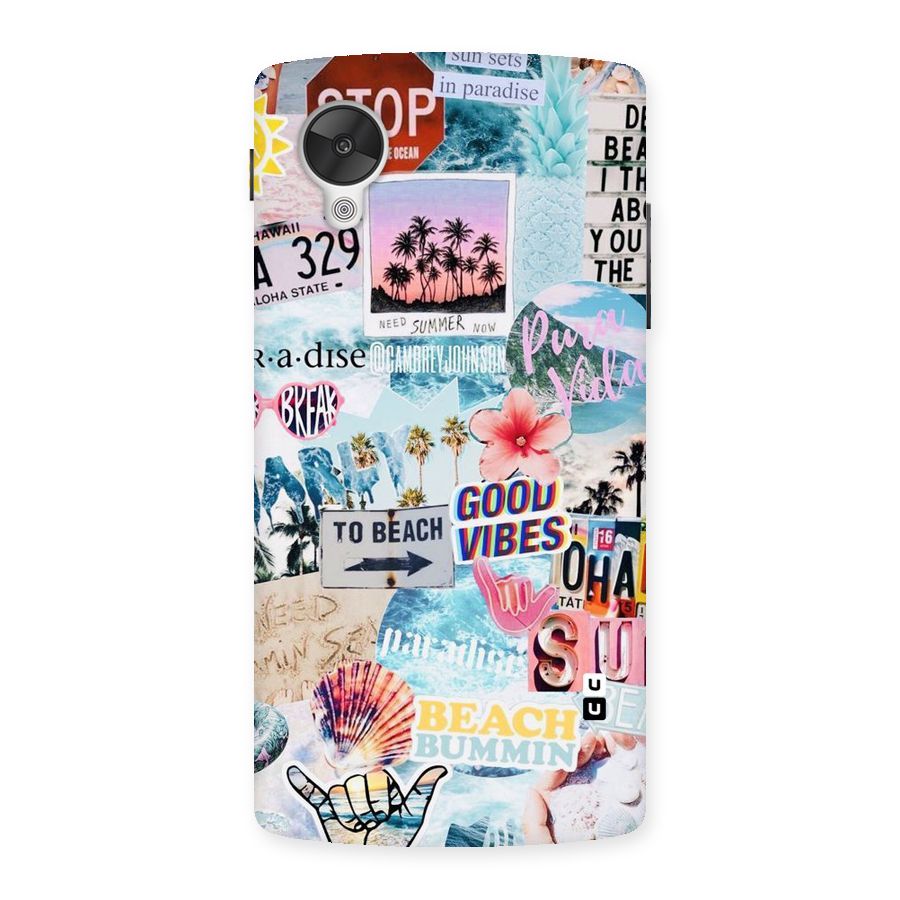 Beaching Life Back Case for Google Nexsus 5