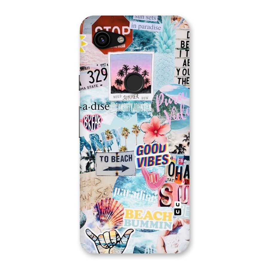 Beaching Life Back Case for Google Pixel 3a