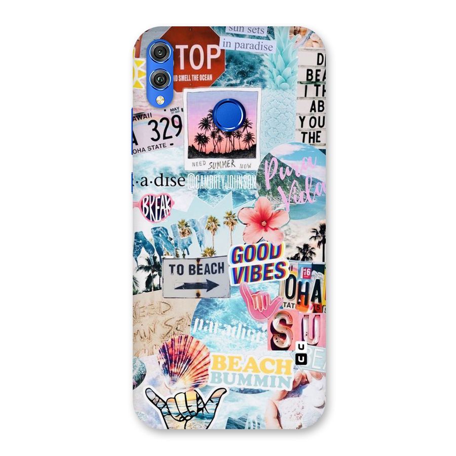 Beaching Life Back Case for Honor 8X