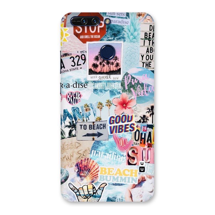 Beaching Life Back Case for Honor 8 Pro