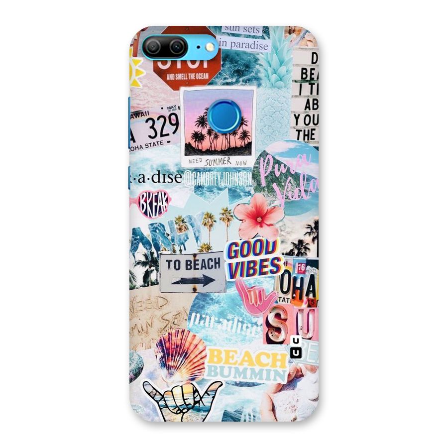 Beaching Life Back Case for Honor 9 Lite