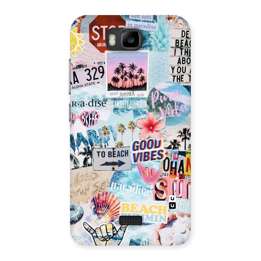 Beaching Life Back Case for Honor Bee