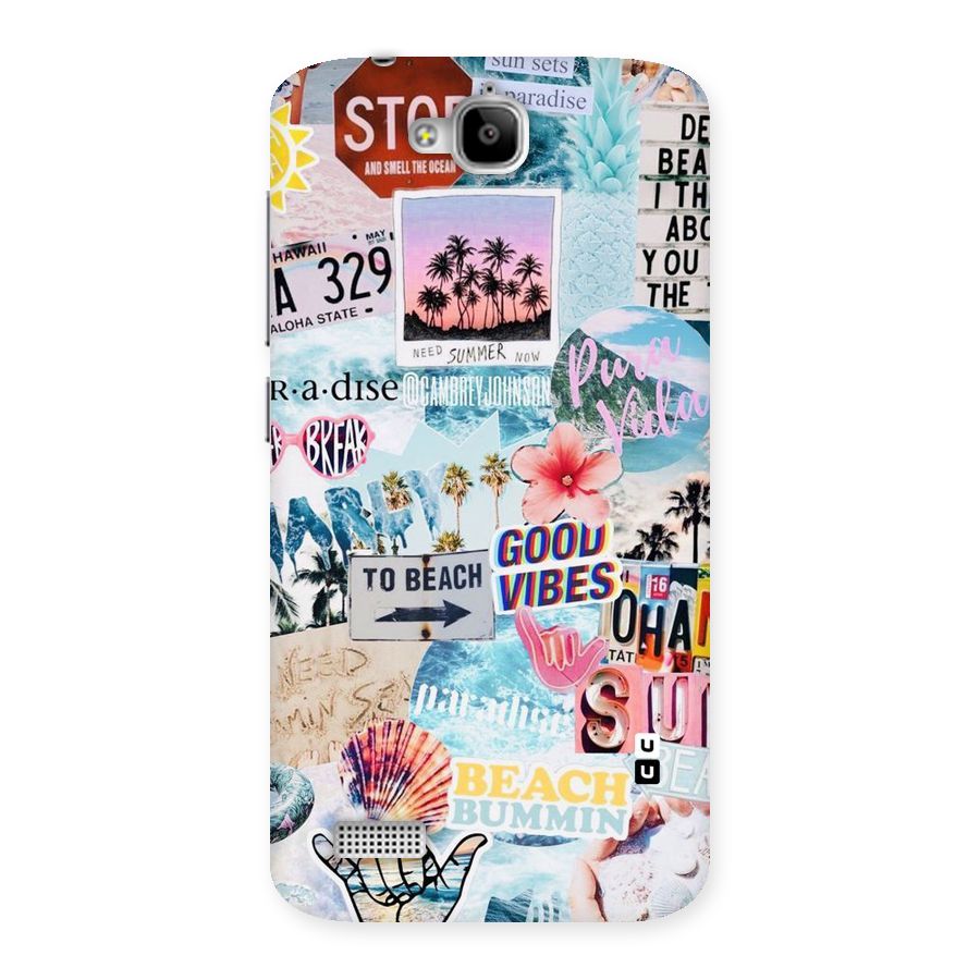Beaching Life Back Case for Honor Holly