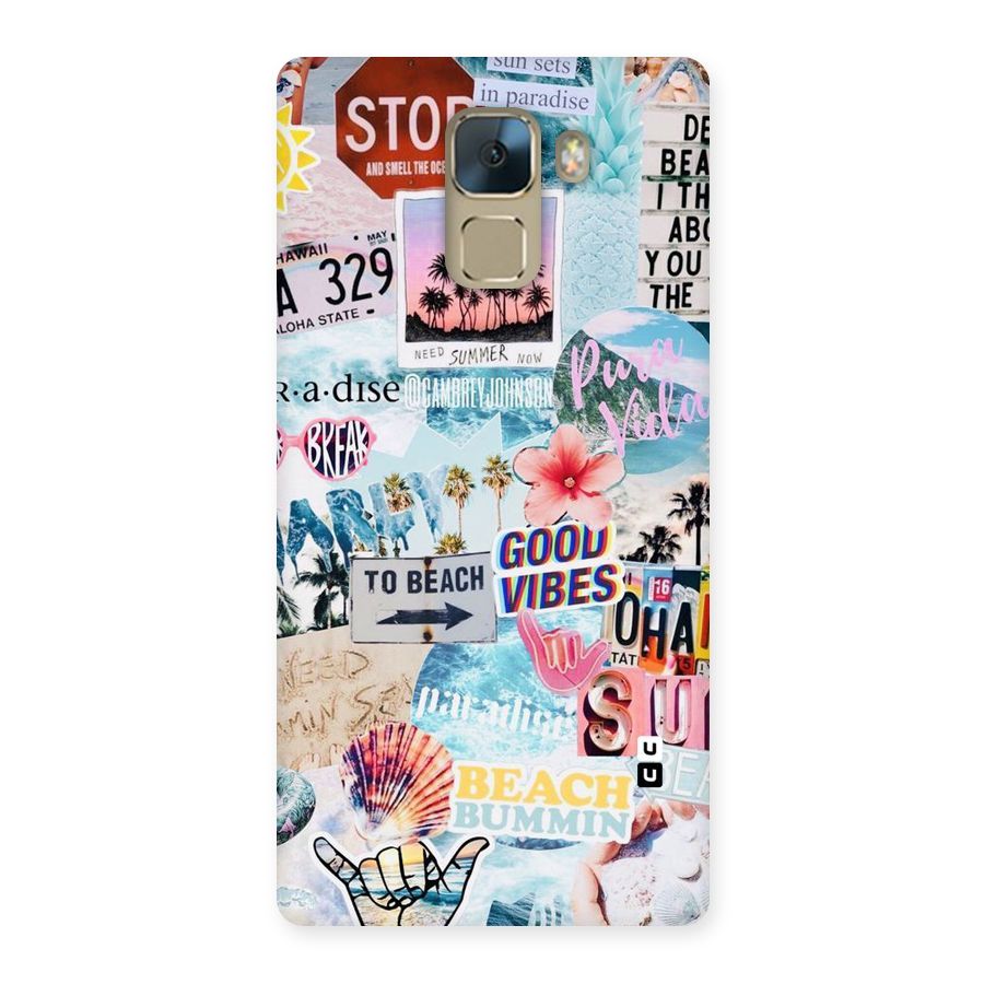 Beaching Life Back Case for Huawei Honor 7