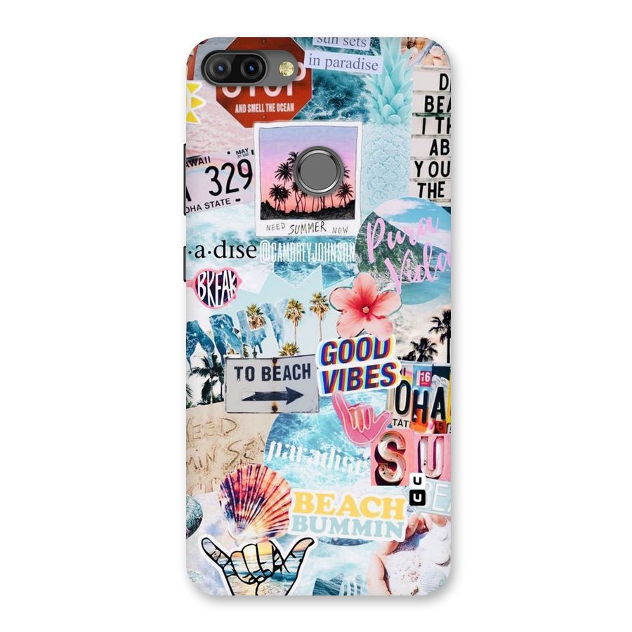 Beaching Life Back Case for Infinix Hot 6 Pro