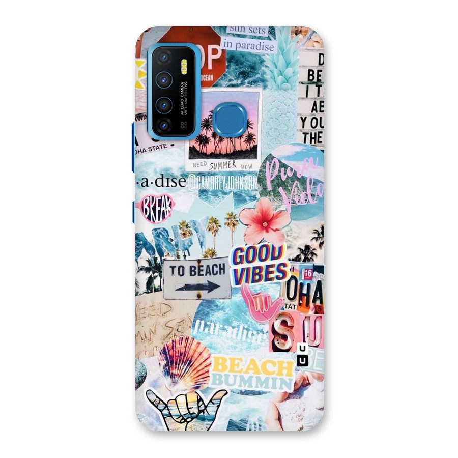 Beaching Life Back Case for Infinix Hot 9