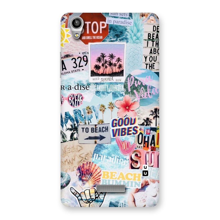 Beaching Life Back Case for Lava-Pixel-V1