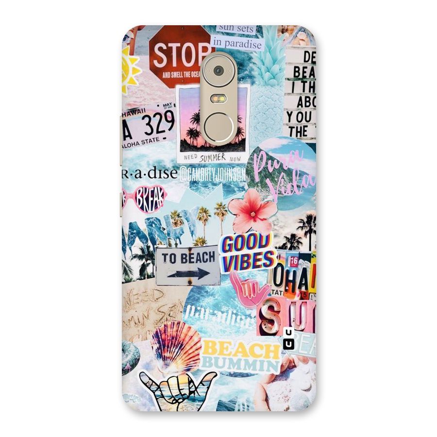 Beaching Life Back Case for Lenovo K6 Note