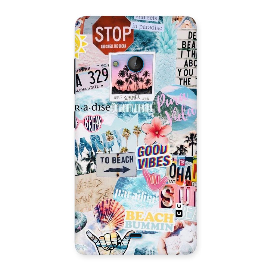 Beaching Life Back Case for Lumia 540